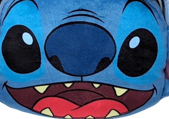 Disney Stitch Head Shaped Plush Shoulder Bag