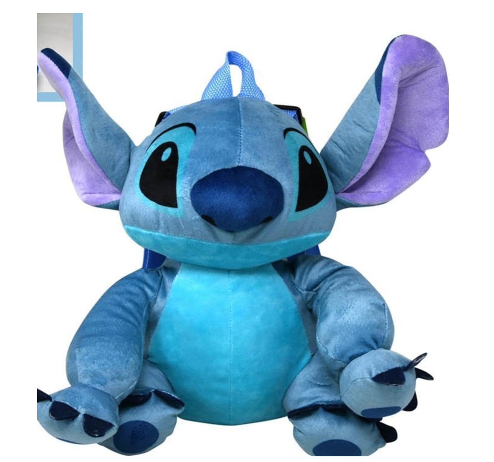 Disney Stitch Full Body Plush Backpack 12" w/Ears Sitting