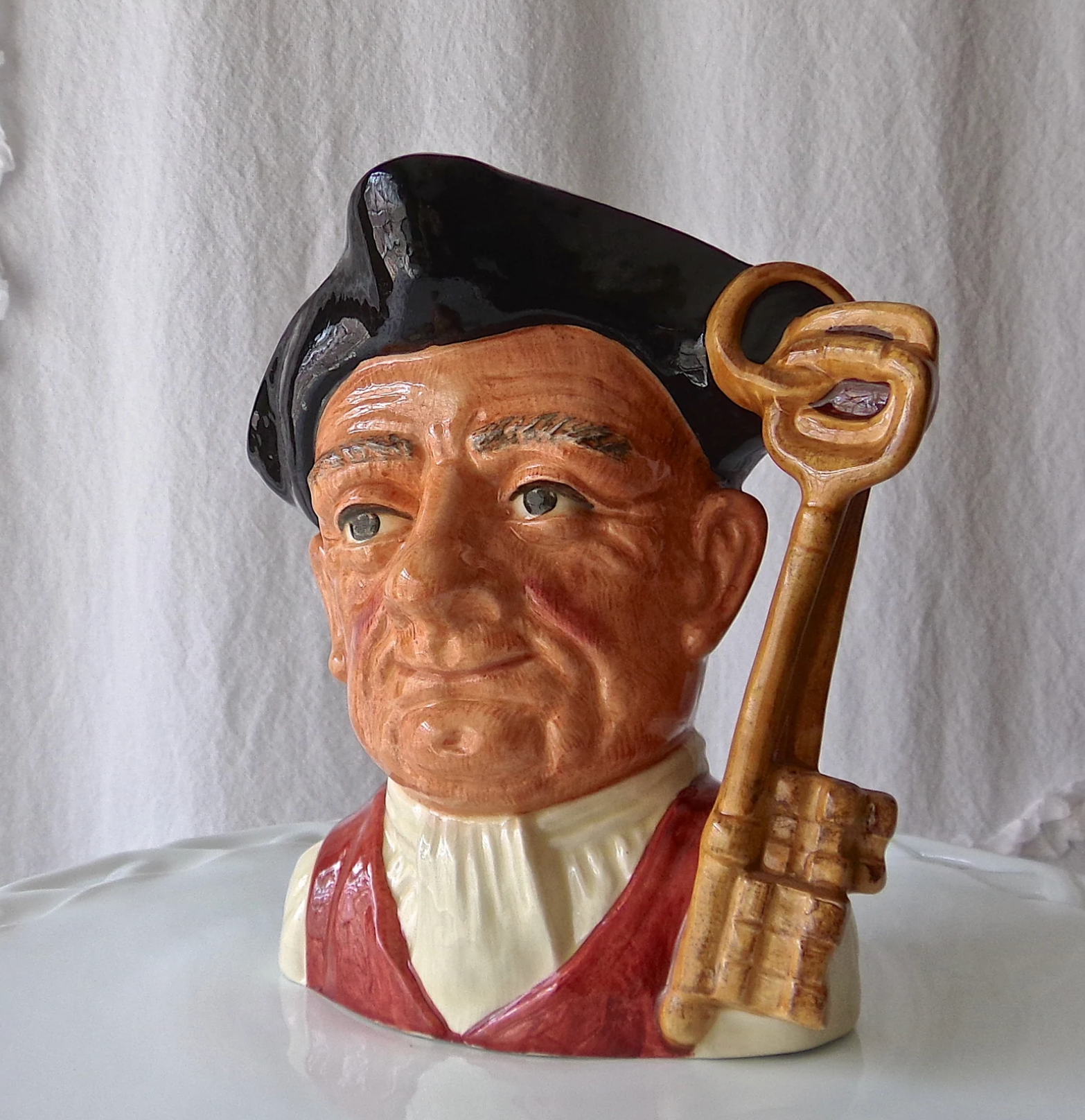 Character Mug Jailer With Keys Williamsburg Series Gaoler Royal Doulton Vintage 1962, D6570-LG (No Box)