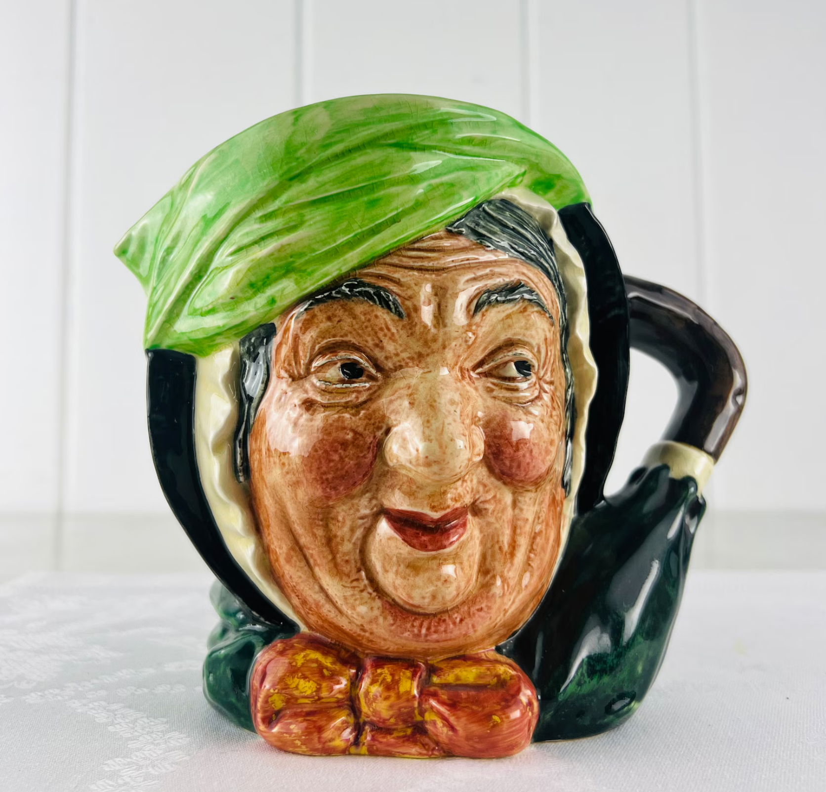 RARE Antique 1937 Royal Doulton Sairey Gamp Toby Jug Stamped D5451 