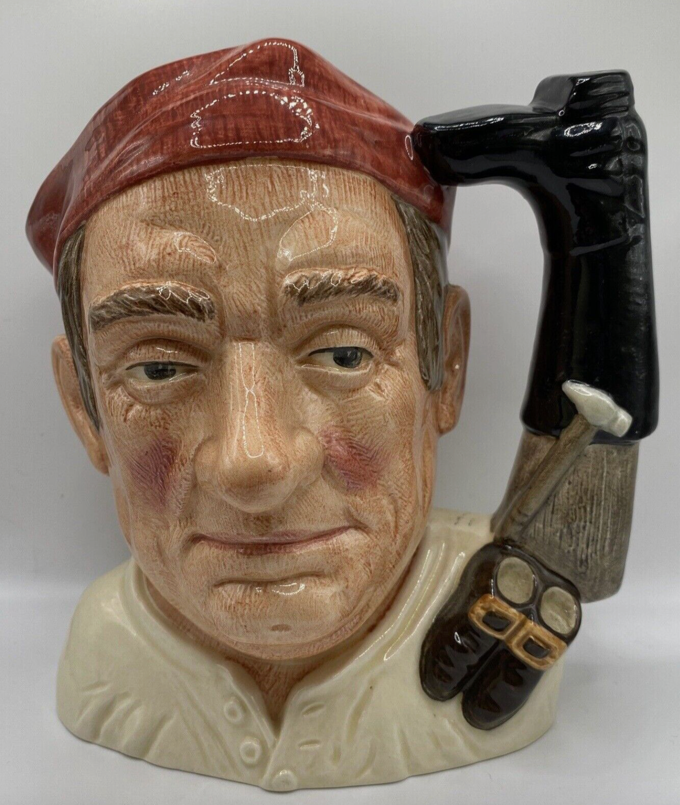 Vintage Royal Doulton Williamsburg Boot Maker Large Toby Character Jug D6579 England