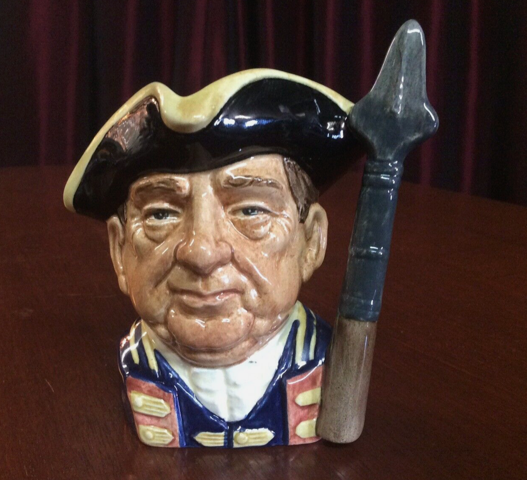 Vintage Small Royal Doulton Character Jug Guardsman D6575, 1962