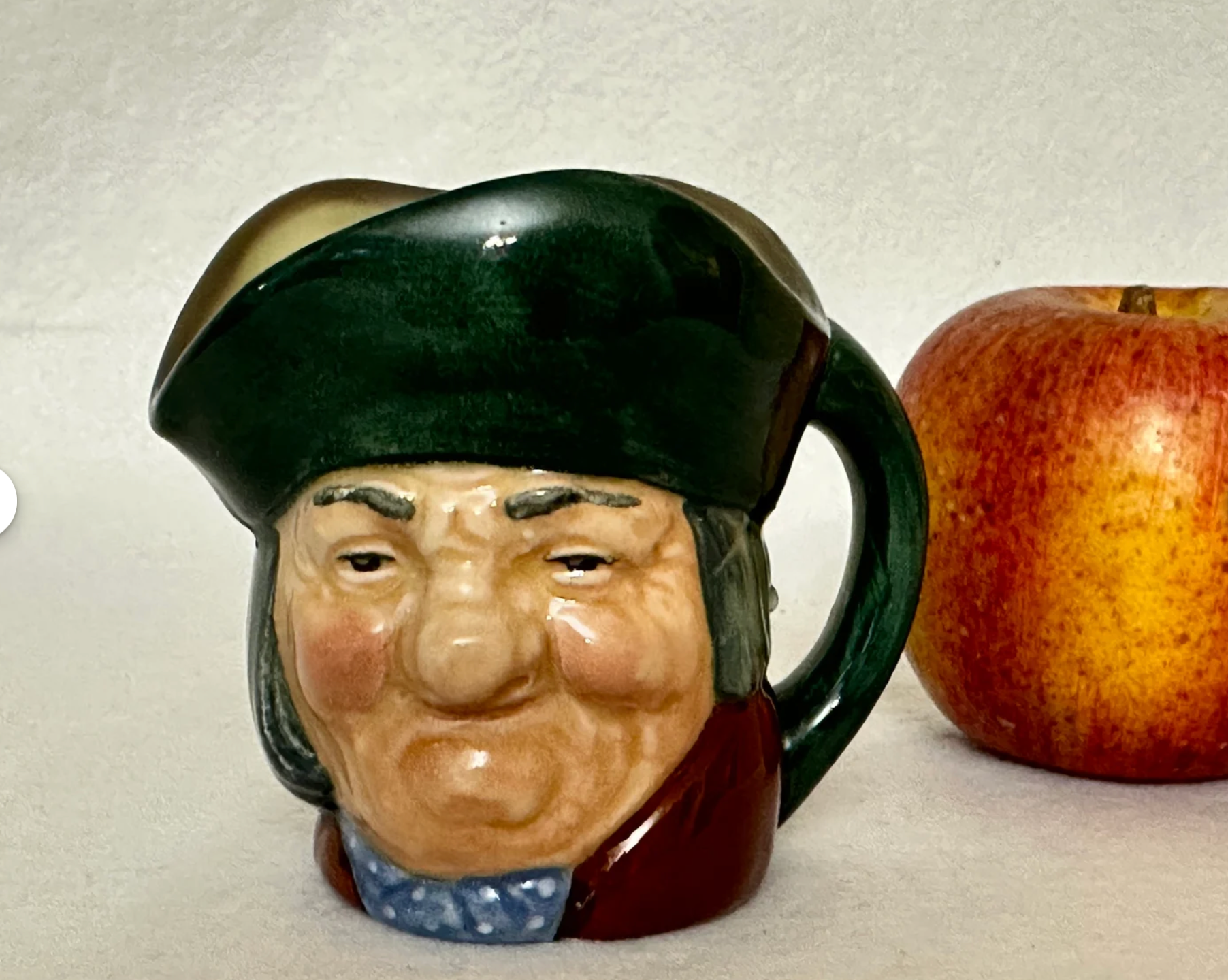 Vintage Small Royal Dalton Toby Philpots Character Mug Circa 1950s 3-1/2" A Mark, Made in England