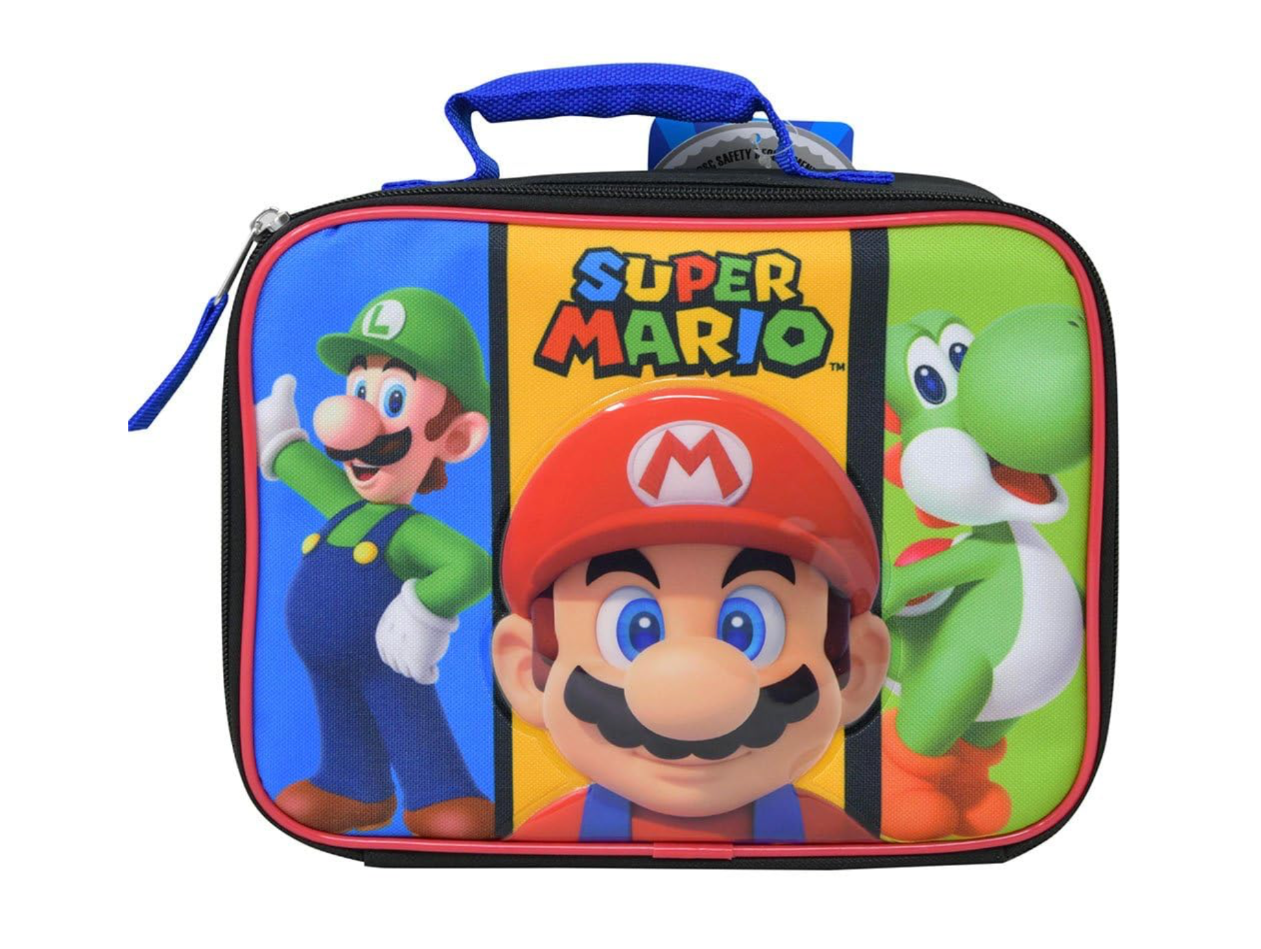 SUPER MARIO RECTANGLE LUNCH BAG 9.5 X 3.5 X 8 INCHES