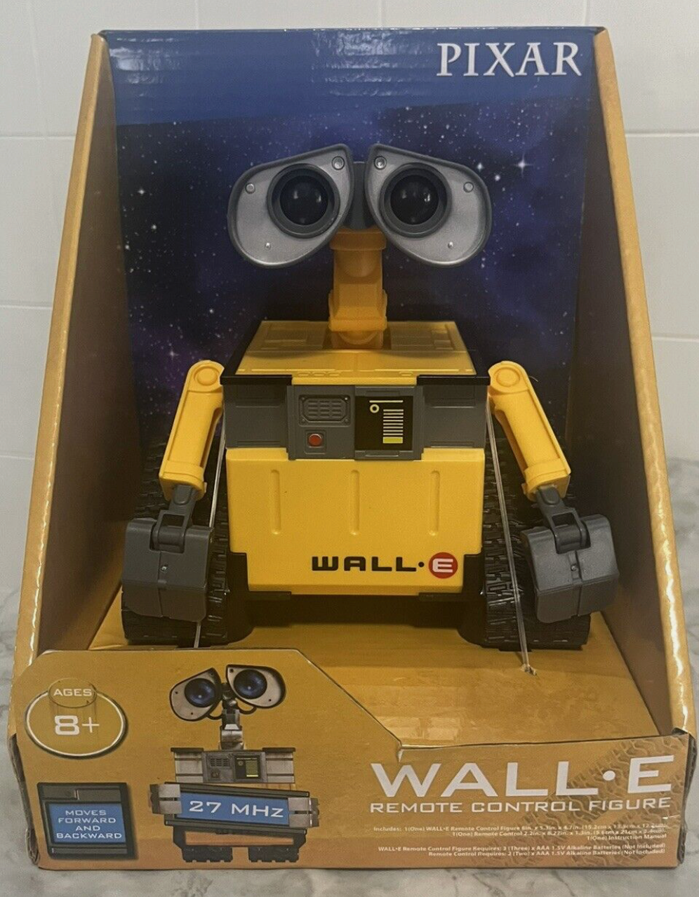 WALL-E WASTE ALLOCATION LOAD LIFTER REMOTE CONTROL ROBOT FIGURE DISNEY-PIXAR MIB