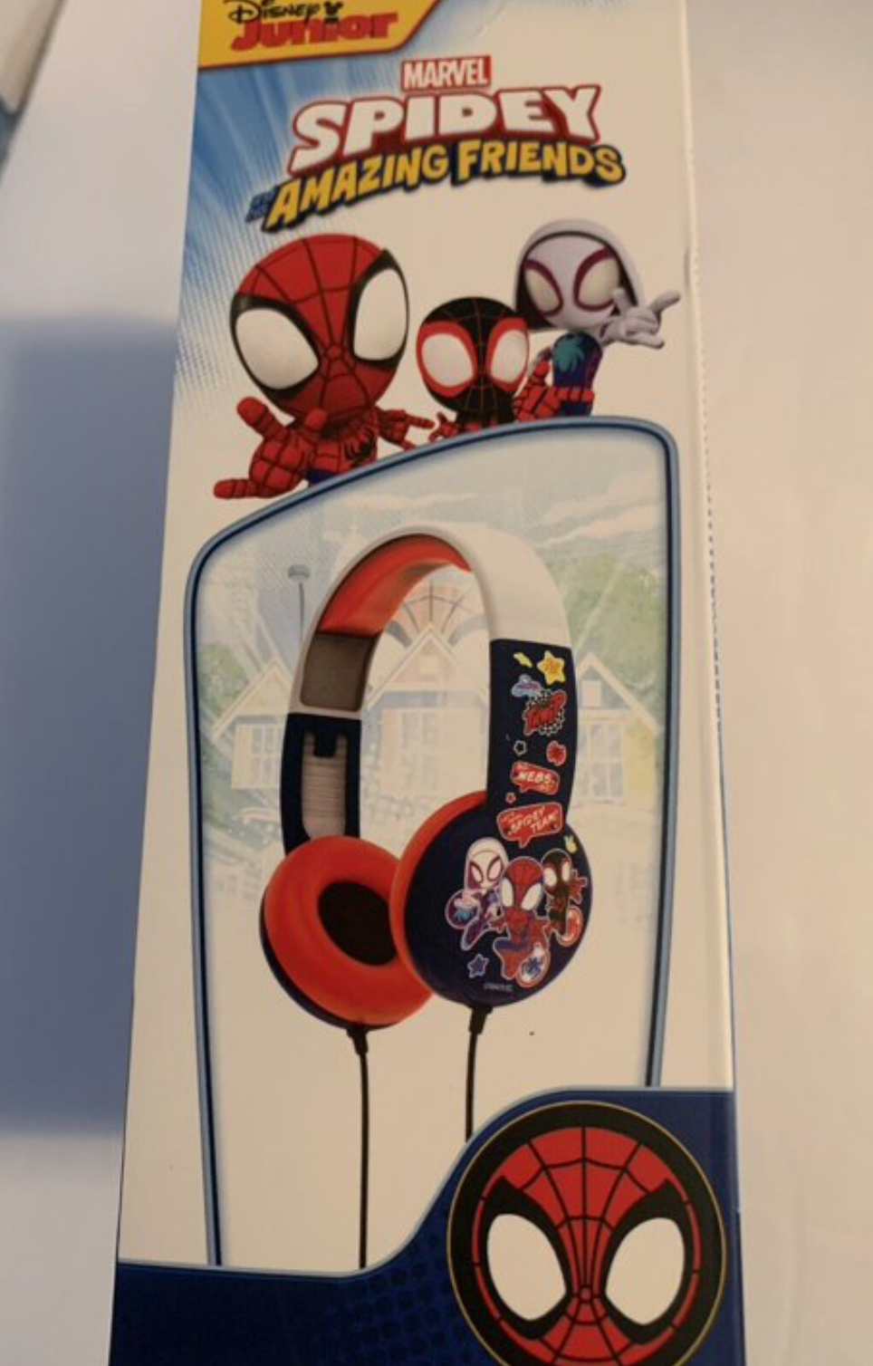 Disney Junior Marvel Spidey And His Amazing Friends Kid Safe Headphones