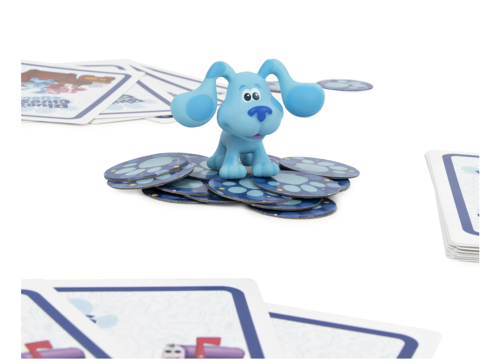 Nickelodeon Blue's Clues Card Game with Figure, for Families and Kids Ages 3 and up