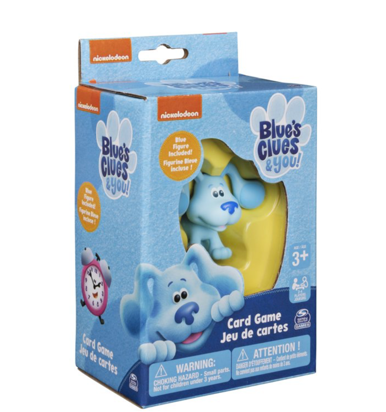 Nickelodeon Blue's Clues Card Game with Figure, for Families and Kids Ages 3 and up