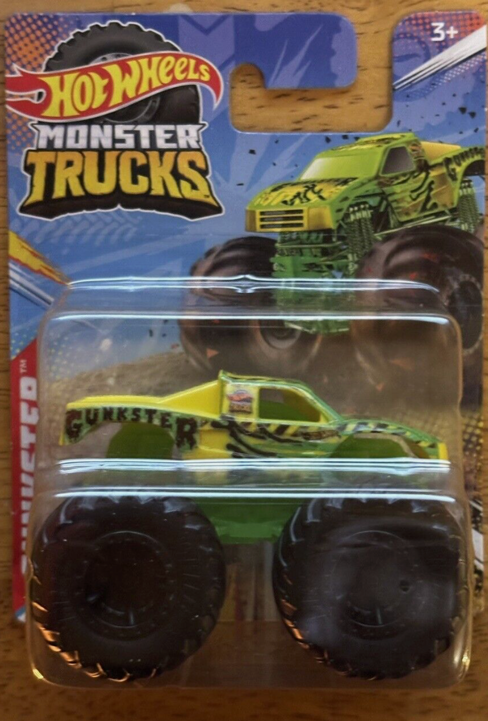 2023 Hot Wheels Green Monster Trucks Gunkster