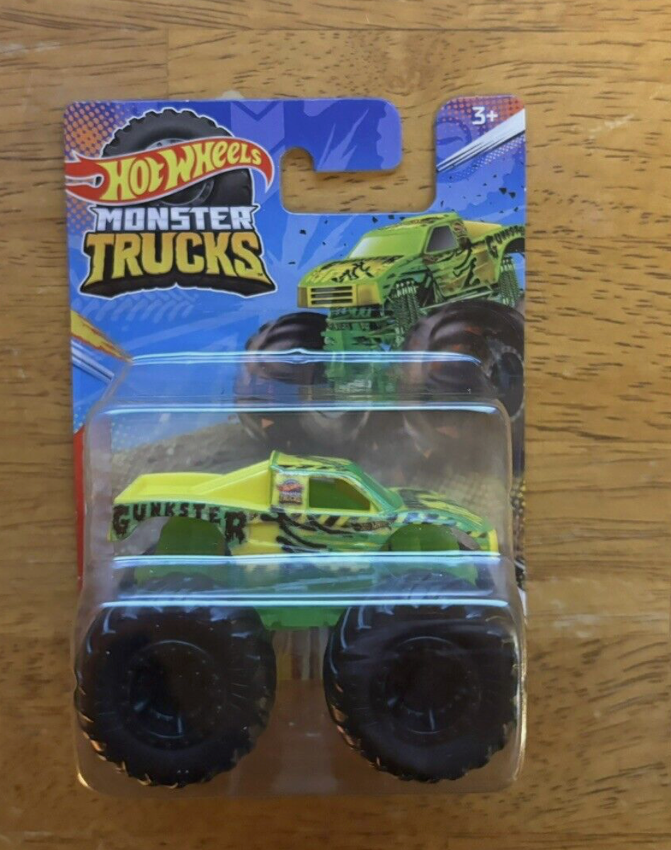 2023 Hot Wheels Green Monster Trucks Gunkster