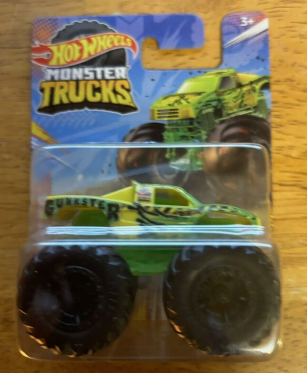 2023 Hot Wheels Green Monster Trucks Gunkster