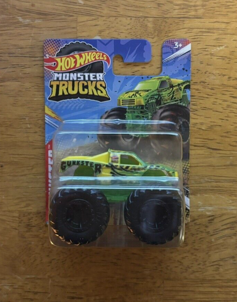 2023 Hot Wheels Green Monster Trucks Gunkster