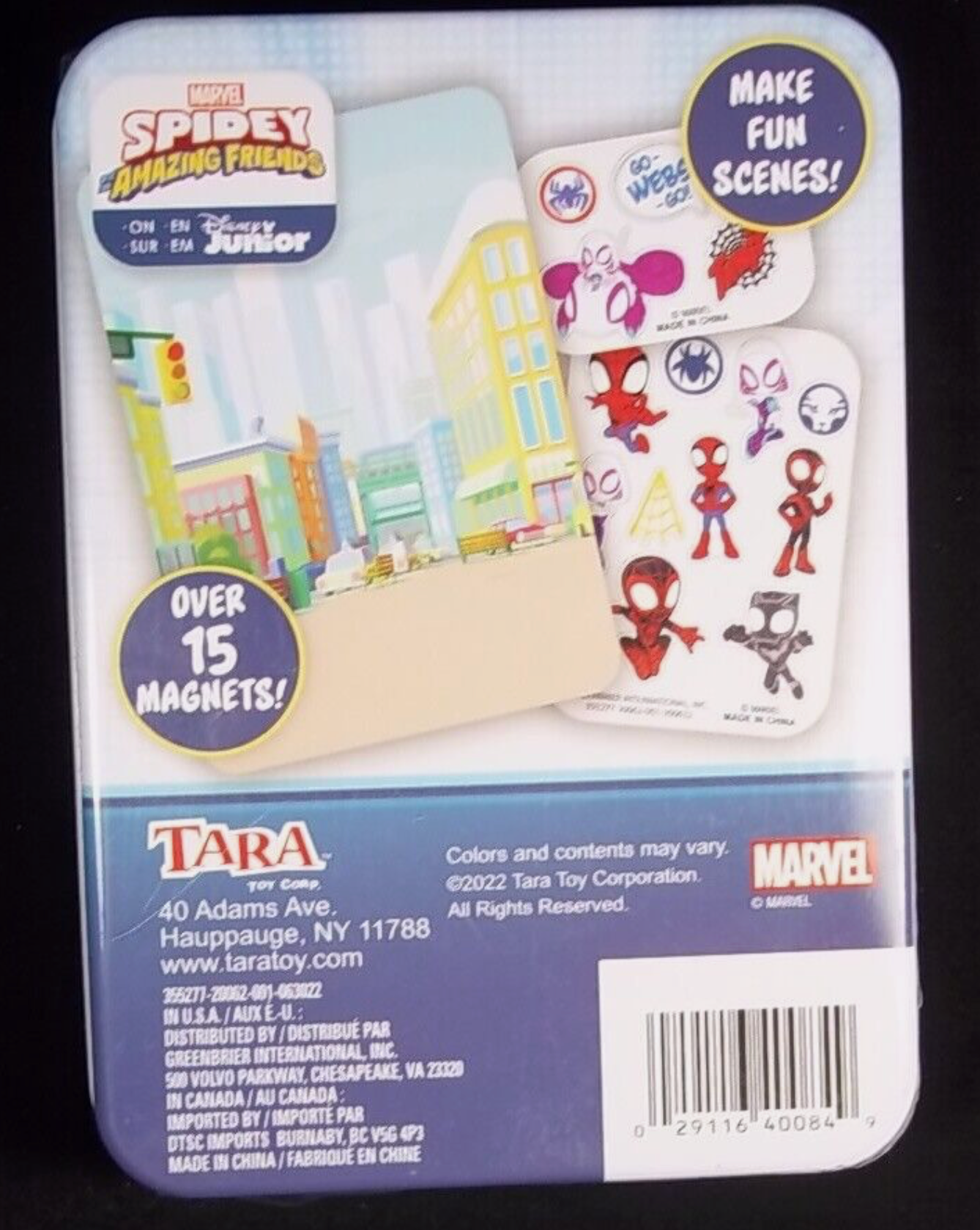 Spidey & his Amazing Friends Magnetic Activity Tin