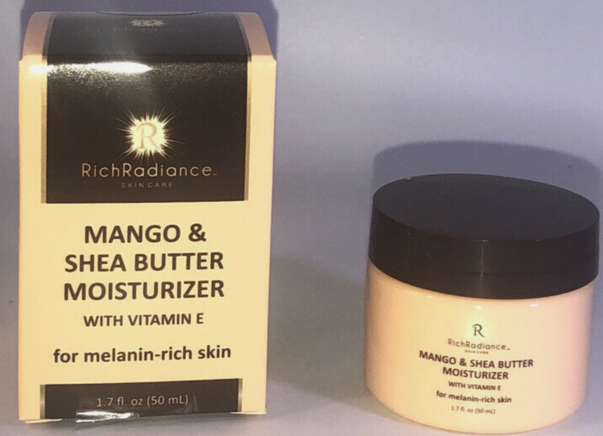 Rich Radiance Skin Care Mango Shea Butter Moisturizer W Vitamin E 1.7oz