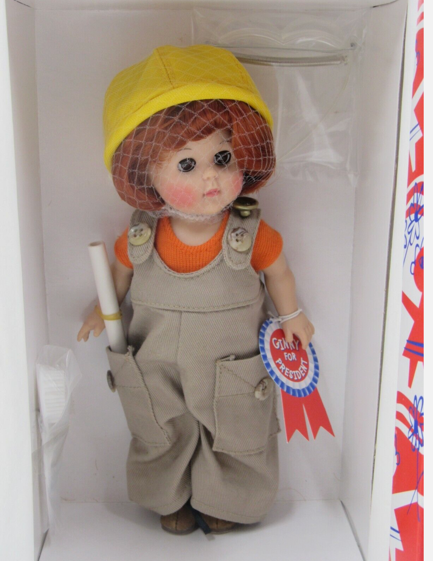 Ginny for President "Ginny Woos the Labor Vote" Collectible 8" Vogue Doll