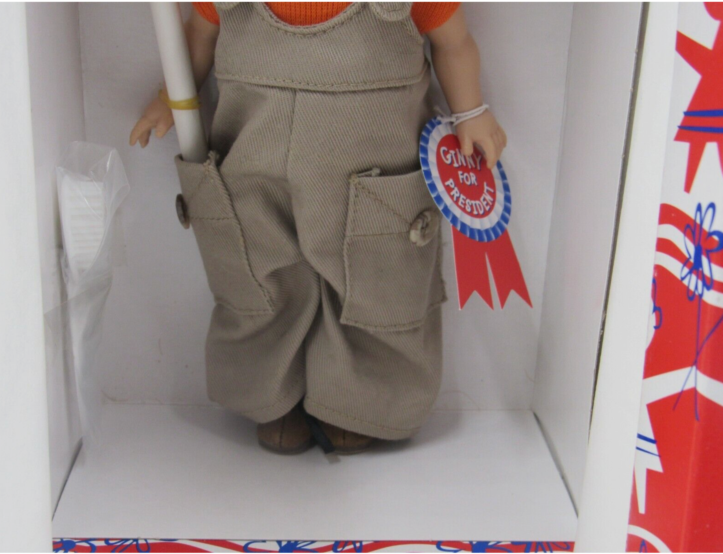 Ginny for President "Ginny Woos the Labor Vote" Collectible 8" Vogue Doll