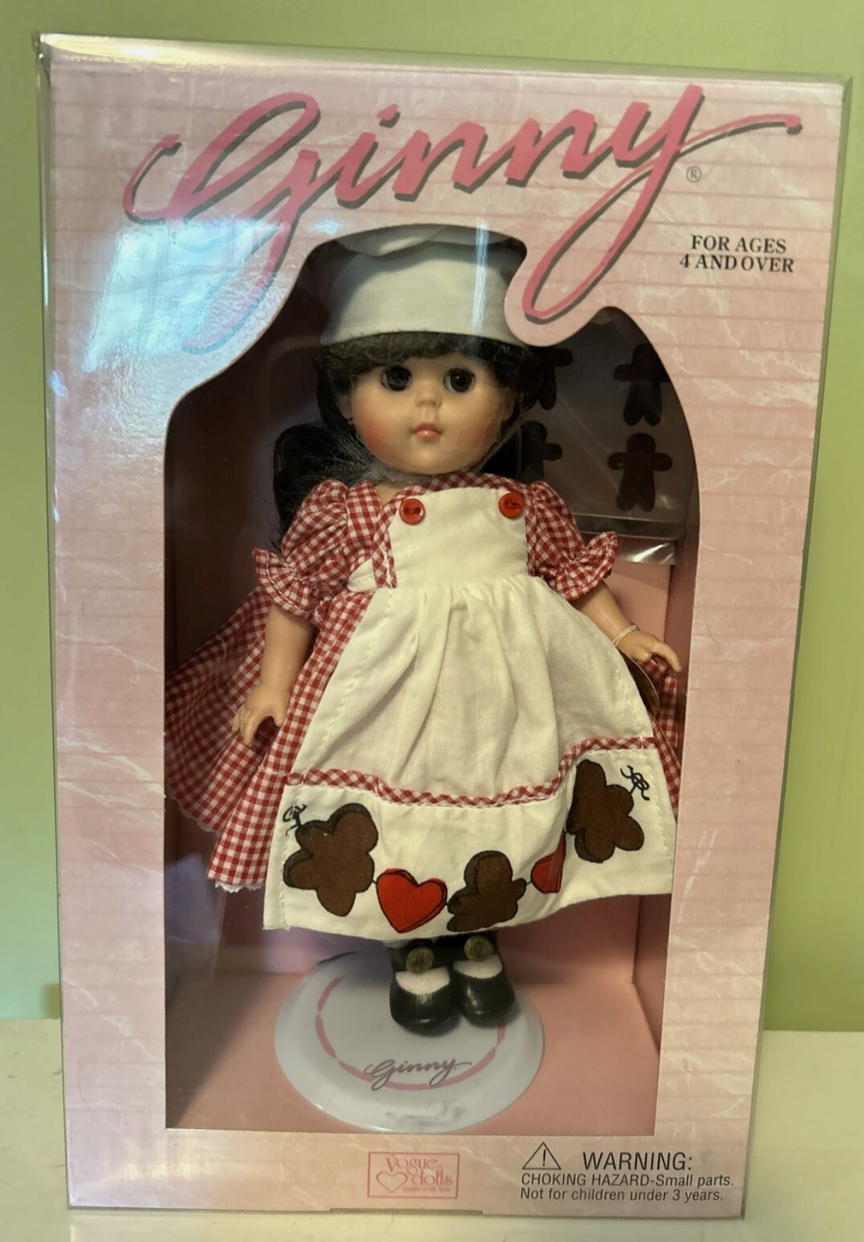 Ginny Gingerbread Cookies Doll 8" Vogue Dolls 1995 No 6HP12 NRFB