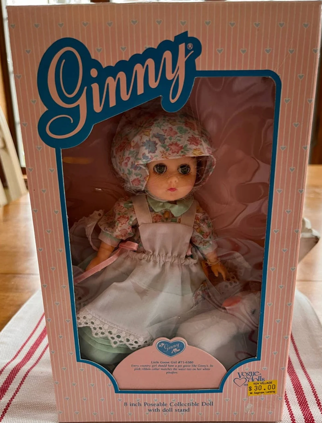 1988 Vogue Dolls- Ginny Little Goose Girl W/Accessories #71-6380 W/Box Vintage