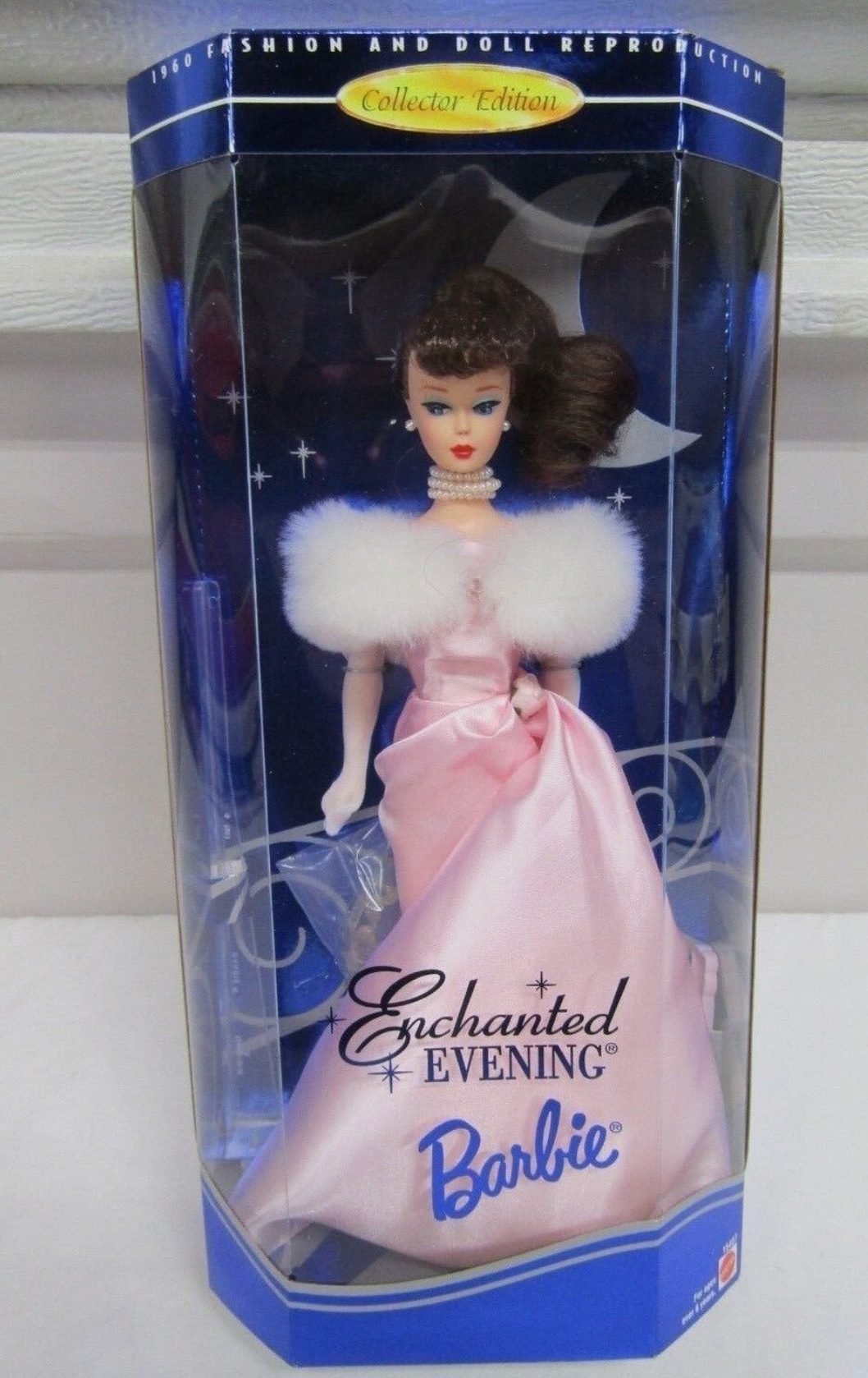 1996 Mattel Collector Edition Enchanted Evening Brunette Barbie NIB #15407