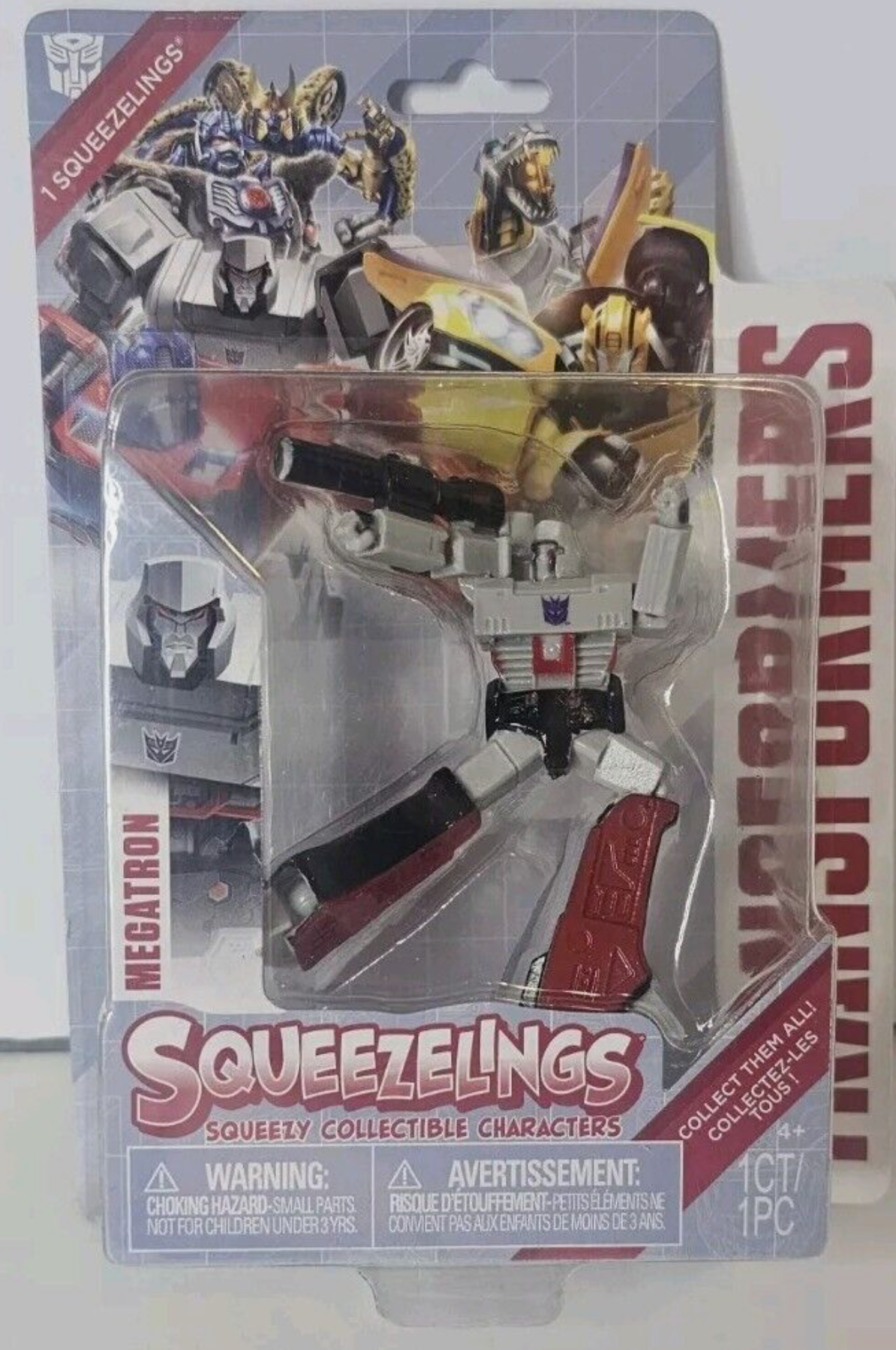 Transformers Squeezelings Squeezy Collectible Characters Figure 4" Megatron