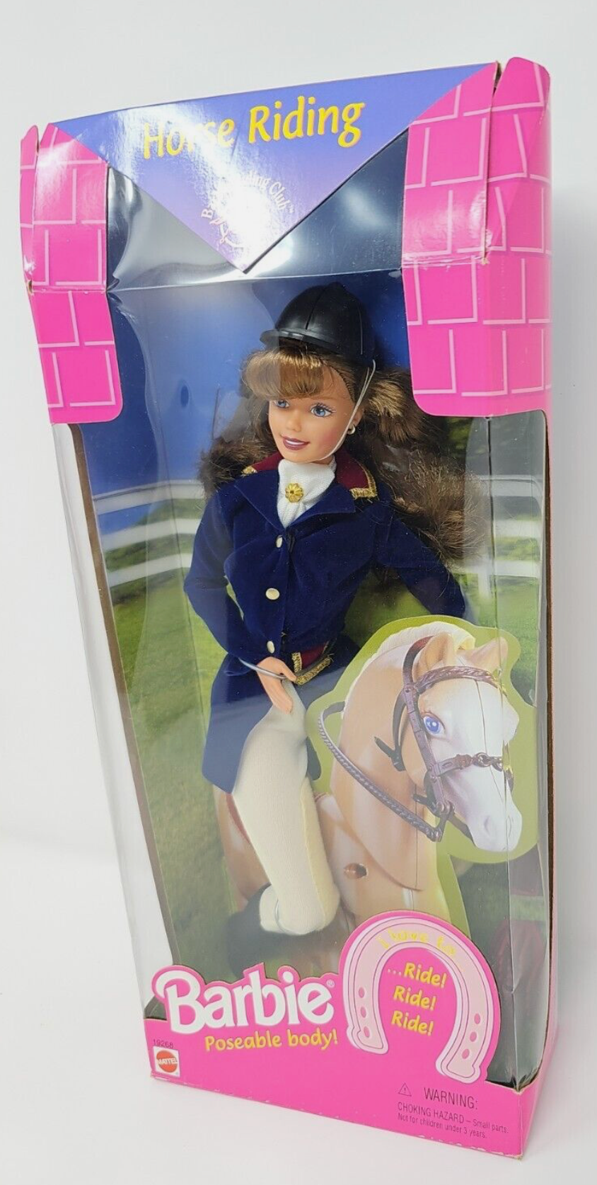 Horse Riding Barbie Riding Club Poseable Barbie Doll 1997 Mattel 19268