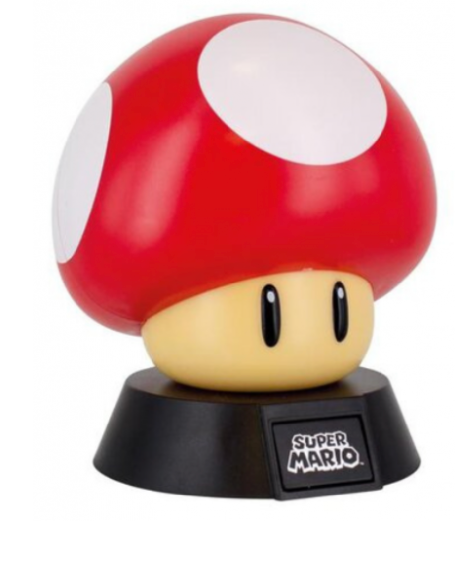 Super Mario Bros Mushroom Icon Light, Officially Licensed Merchandise