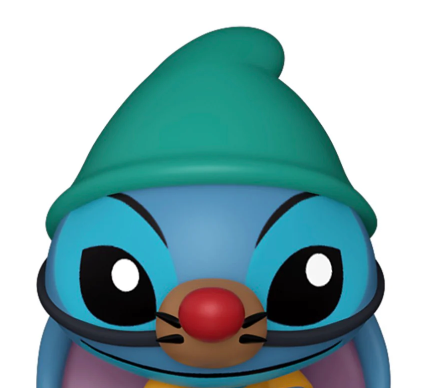 Disney Stitch in costume Funko Minis , Stitch as Gus Gus