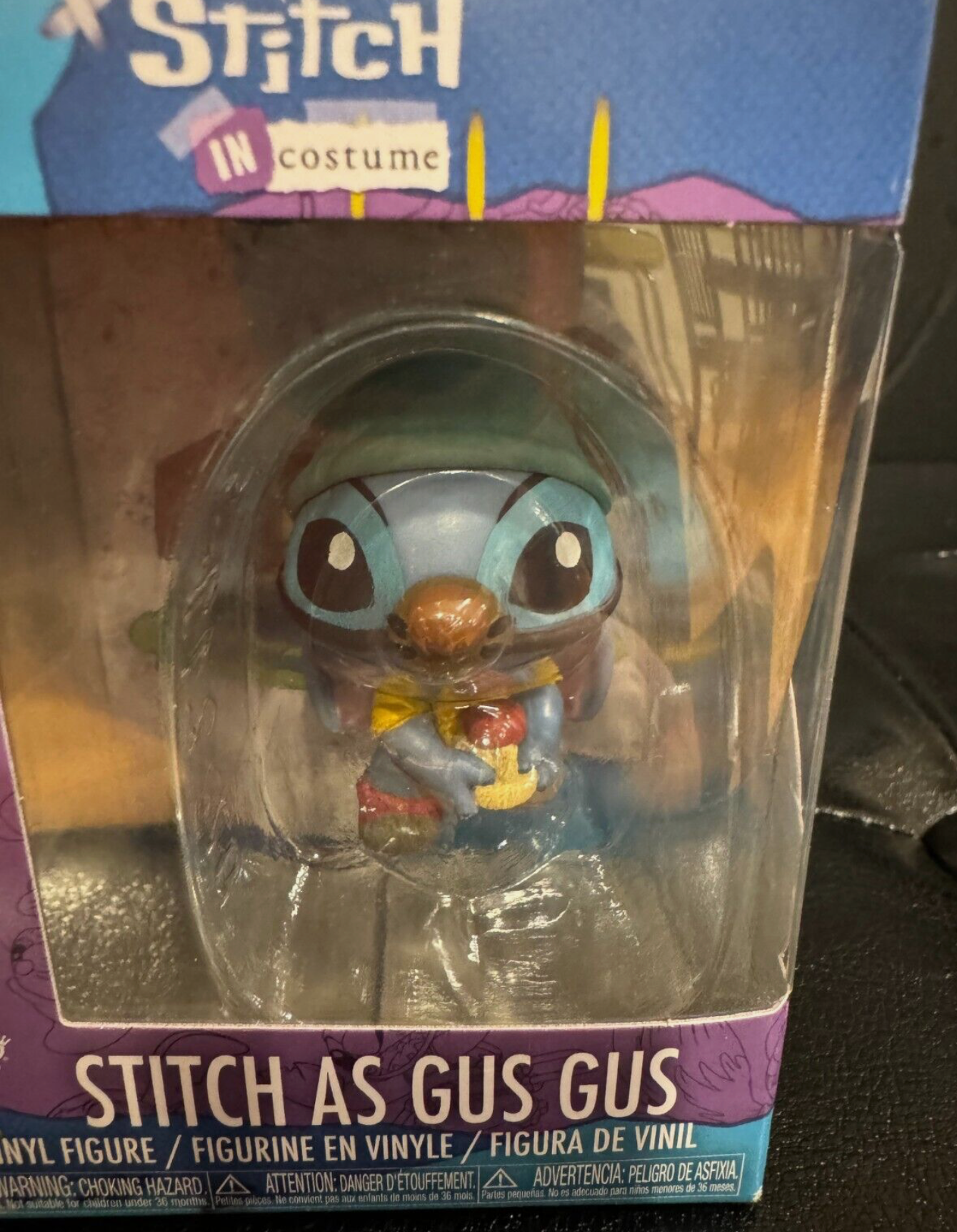 Disney Stitch in costume Funko Minis , Stitch as Gus Gus