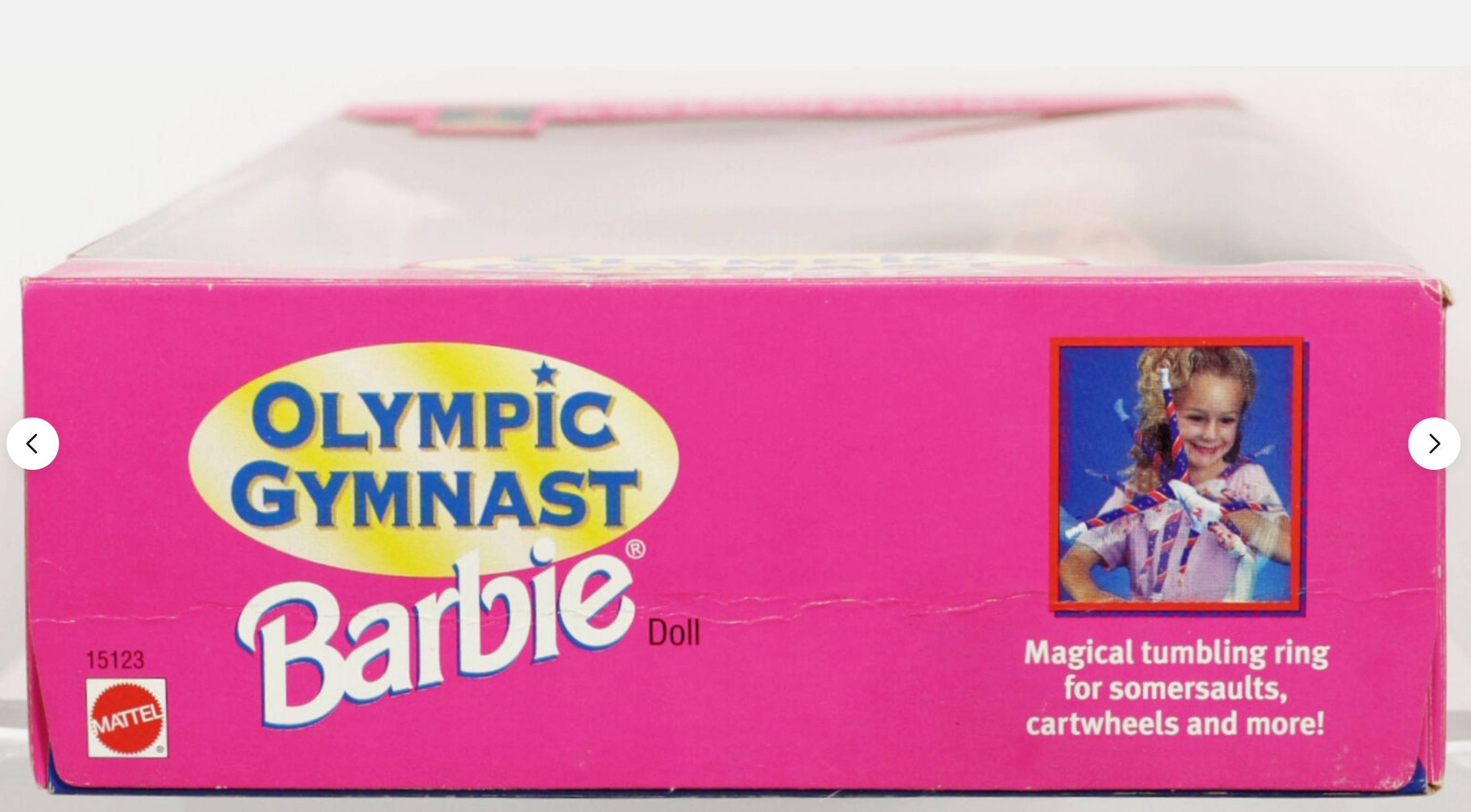 Olympic Gymnast Barbie 1996 Atlanta Games Doll Collectible Mattel 15123 NRFB