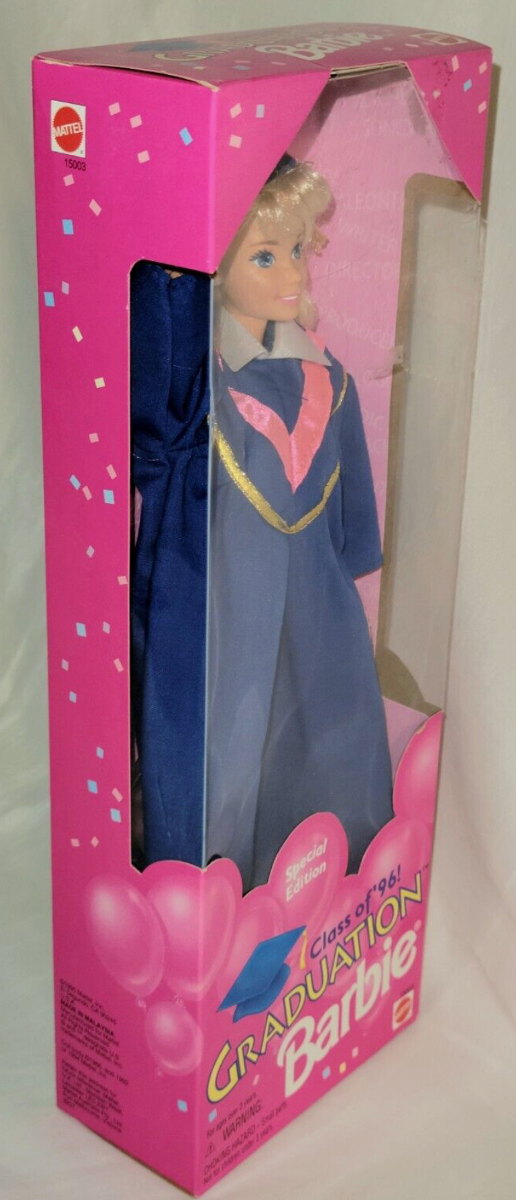 Special Edition Graduation Barbie Class of 96 Doll #15003