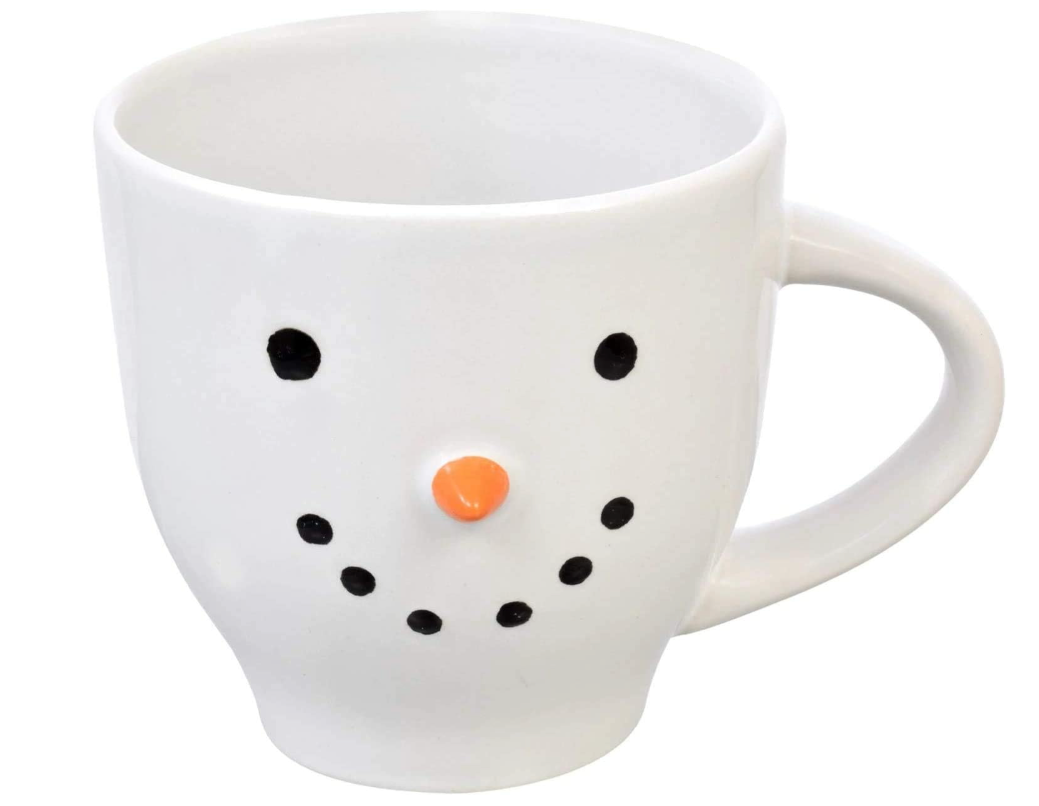 Adorable Festive Holiday Snowman Stoneware Mug 20 oz.