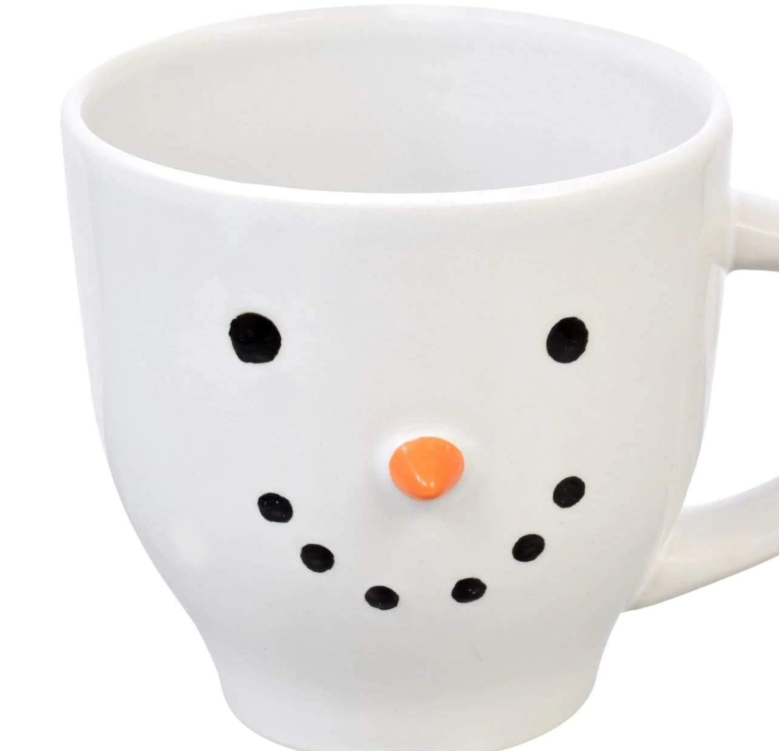 Adorable Festive Holiday Snowman Stoneware Mug 20 oz.