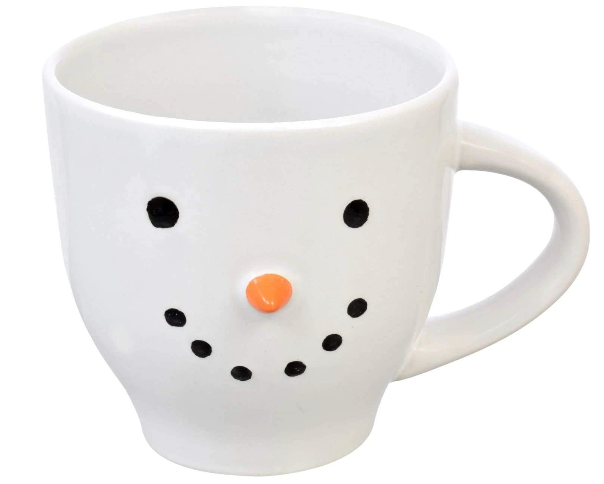 Adorable Festive Holiday Snowman Stoneware Mug 20 oz.