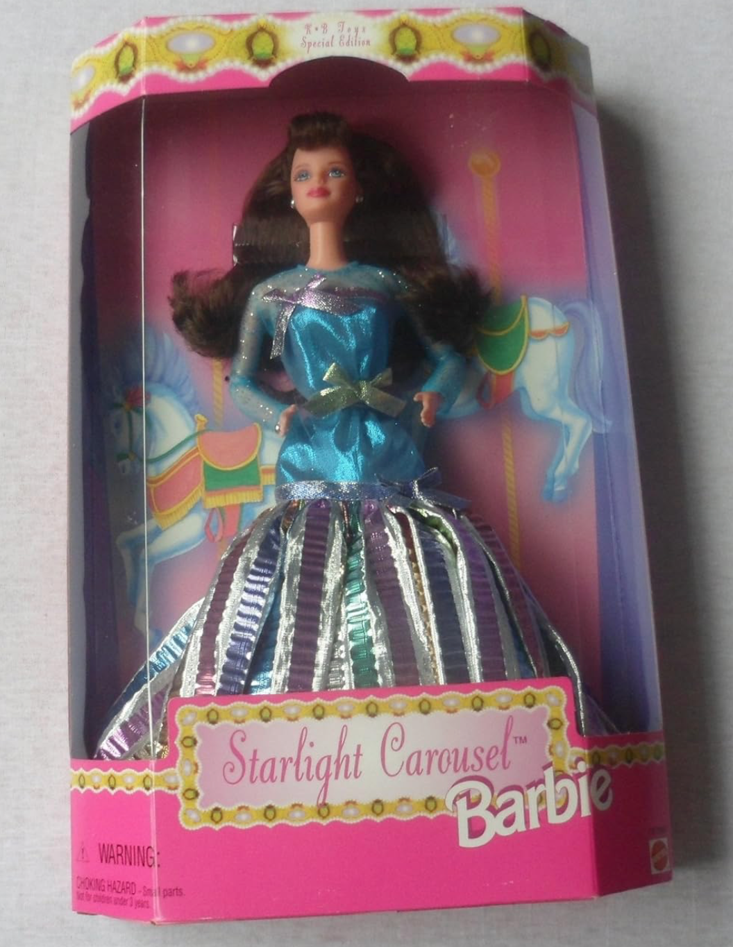 Mattel Starlight Carousel Barbie, K.B. Toys Special Edition 1987