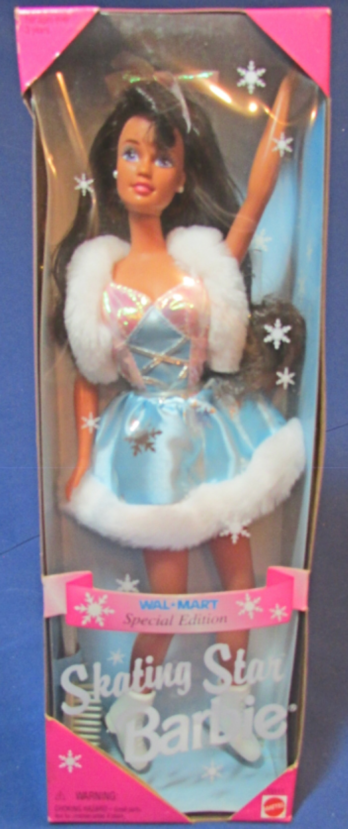 Vintage Barbie Skating Star Doll Brunette Special Edition Walmart Exclusive 1995 Mattel # 15511