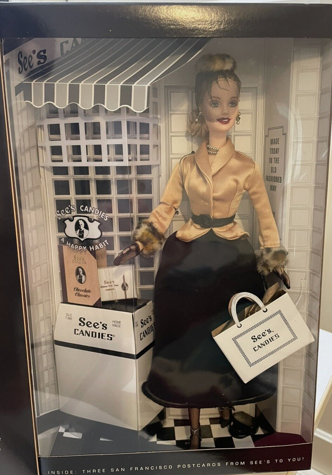 Vintage Mattel 53487 Sees Candies I Left My Heart In San Francisco Barbie