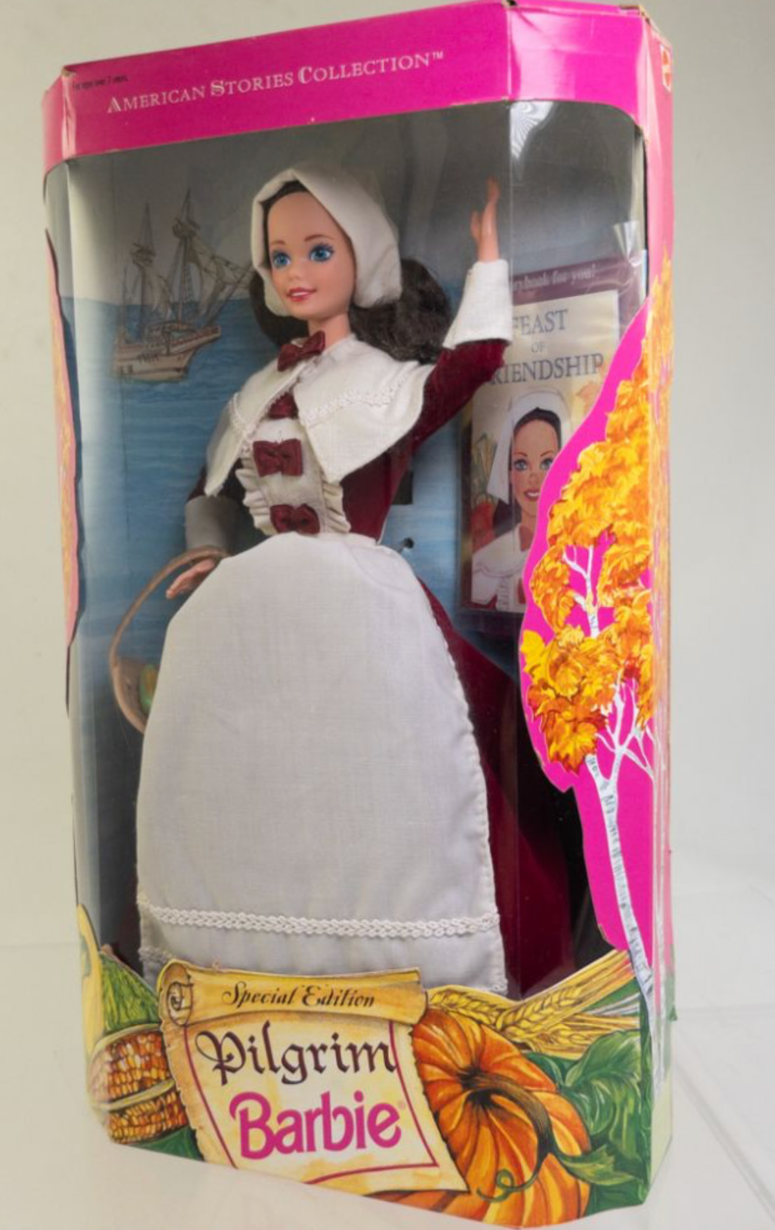 Vintage Mattel Barbie Doll 1994 American Stories Collection Pilgrim # 12577