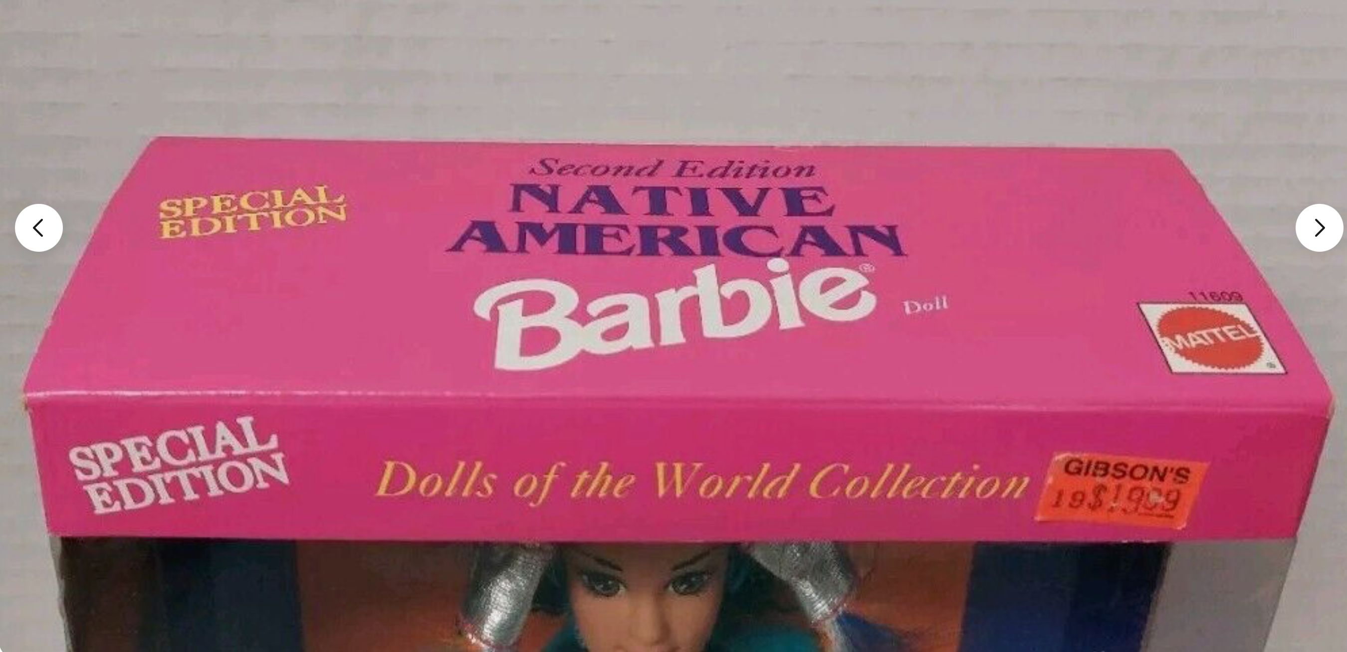 Vintage 1993 Native American Barbie Doll 2nd Edition #11609 Dolls Of The World