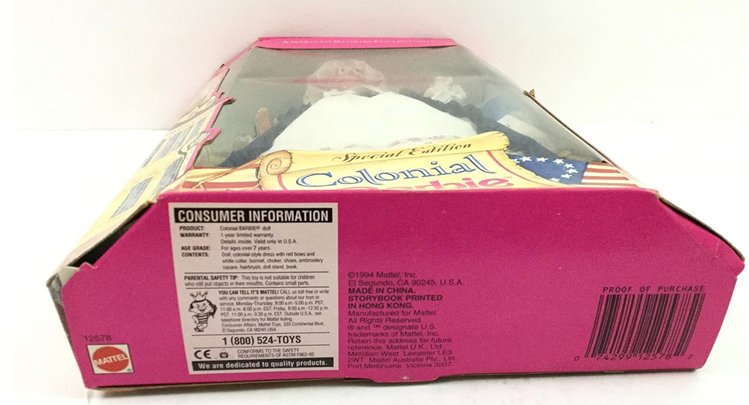 Barbie Colonial Special Edition American Stories Doll Collection 1994 NRFB 12578