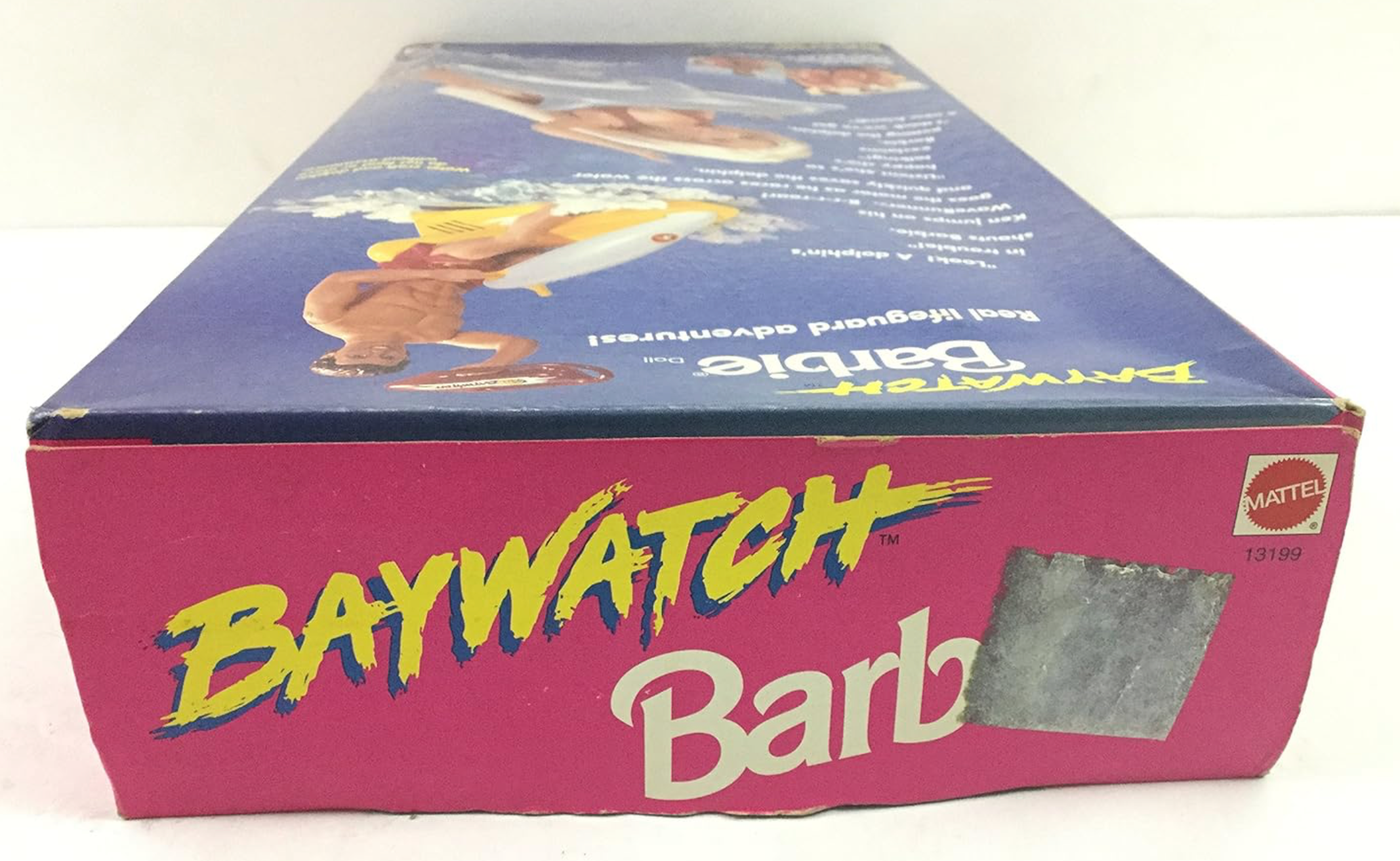 Vintage Baywatch Barbie Doll with Dolphin & Accessories 1994 Mattel #13199