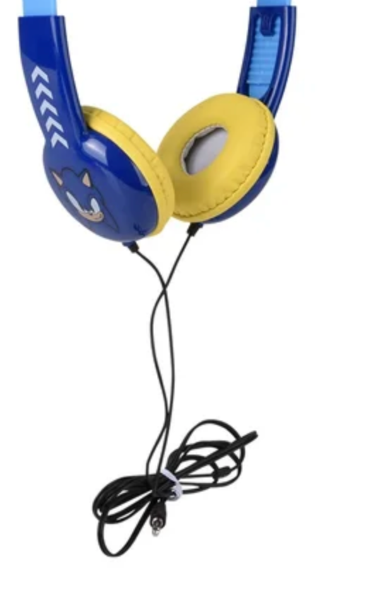 Sonic The Hedgehog Kid Safe Headphones Volume Limiting Age 3+ Volume Limiting