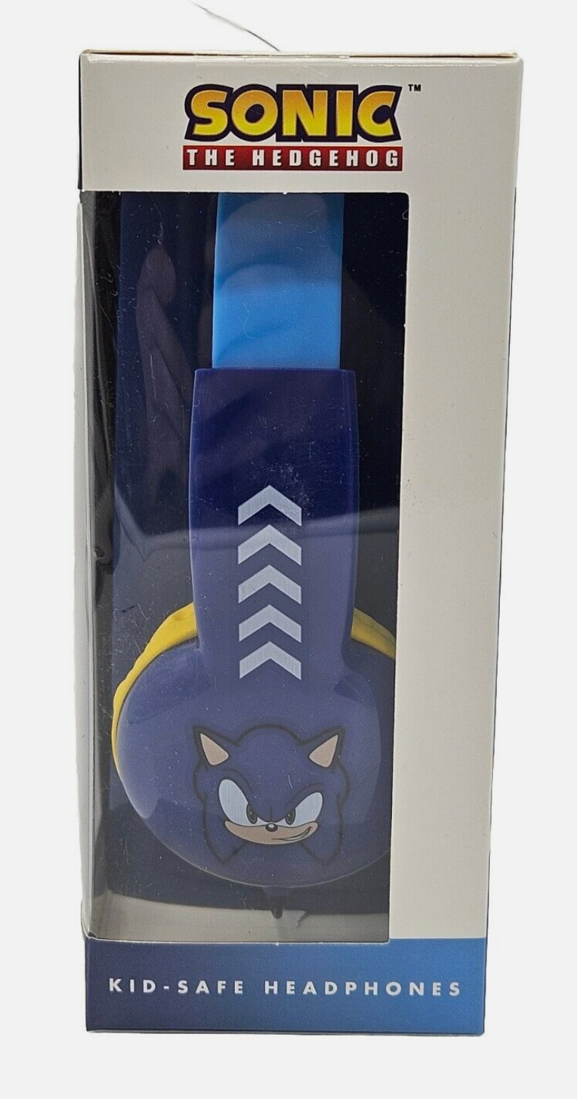 Sonic The Hedgehog Kid Safe Headphones Volume Limiting Age 3+ Volume Limiting