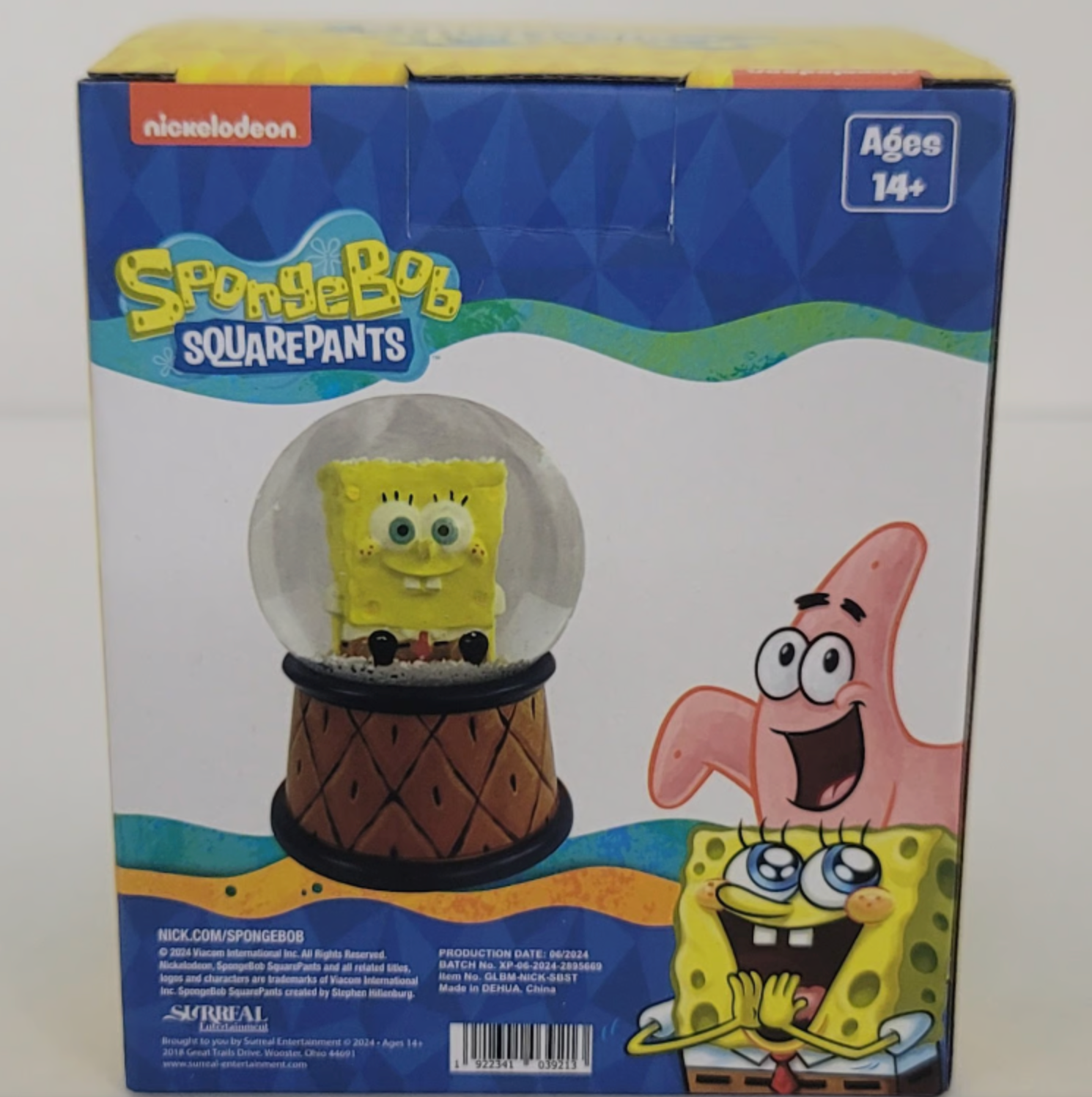 Nickelodeon Spongebob Squarepants Mini Snow Globe