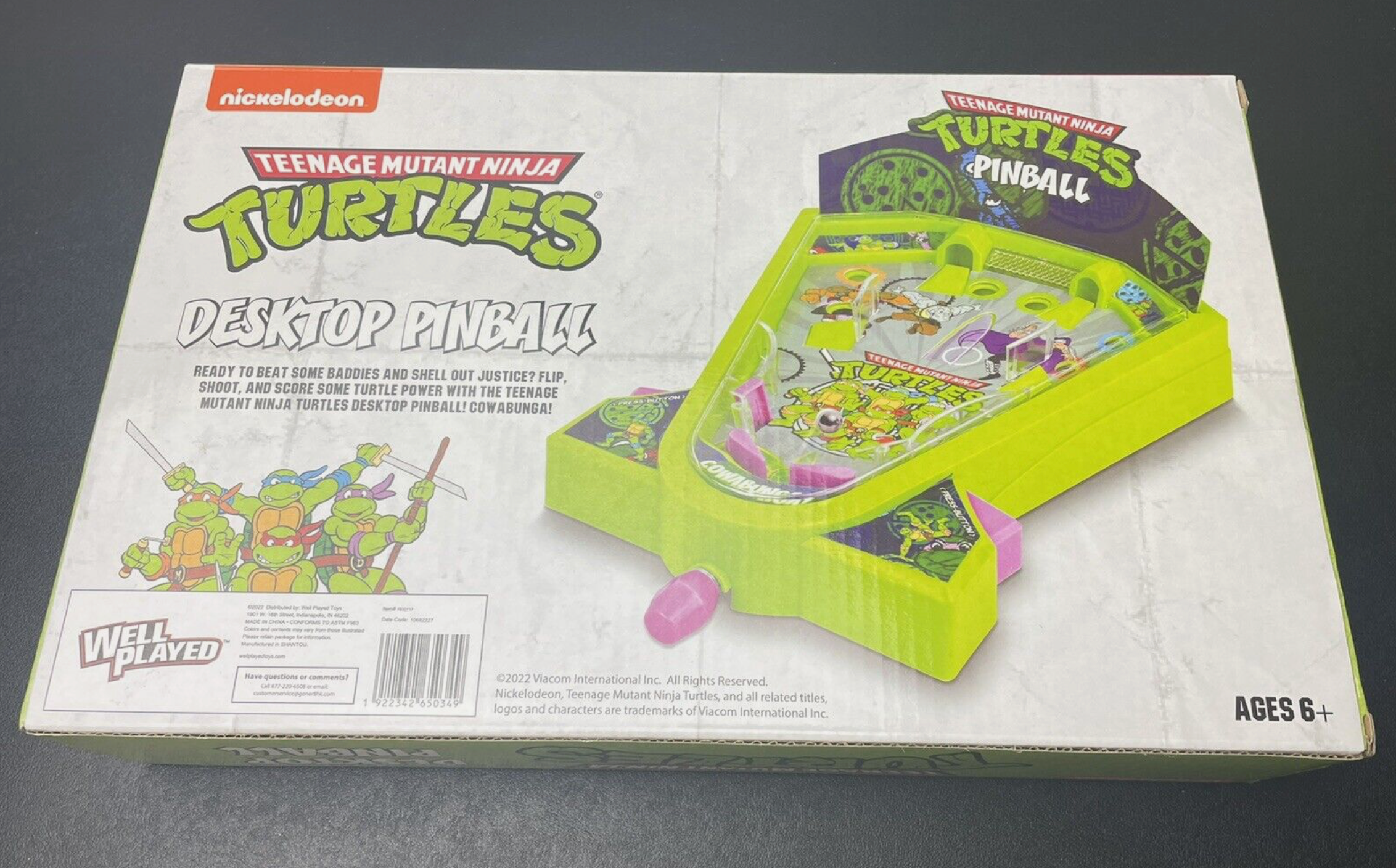 Teenage Mutant Ninja Turtles ,Desktop Pinball Game Nickelodeon