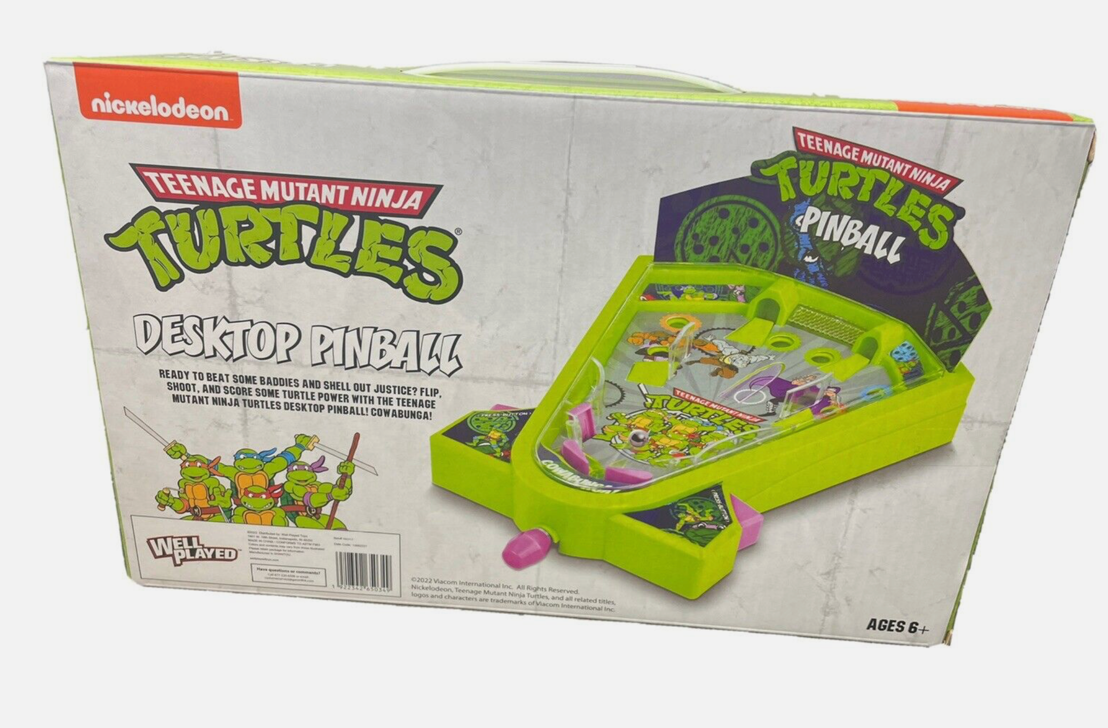 Teenage Mutant Ninja Turtles ,Desktop Pinball Game Nickelodeon