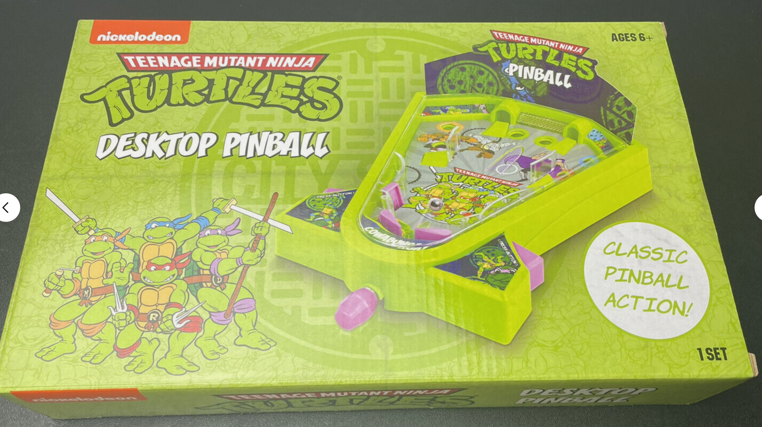 Teenage Mutant Ninja Turtles ,Desktop Pinball Game Nickelodeon