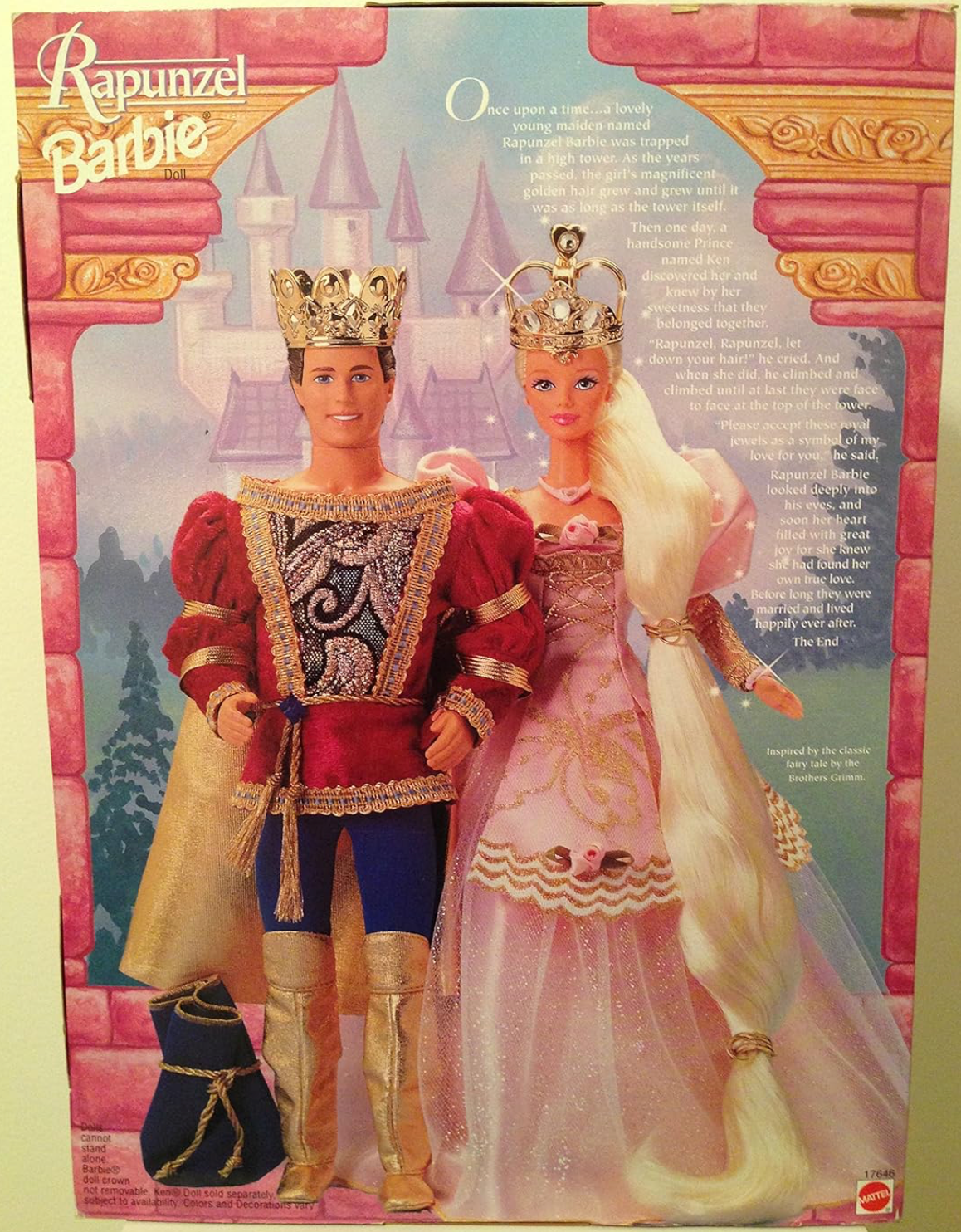 Mattel Rapunzel Barbie Doll (1997) #17646