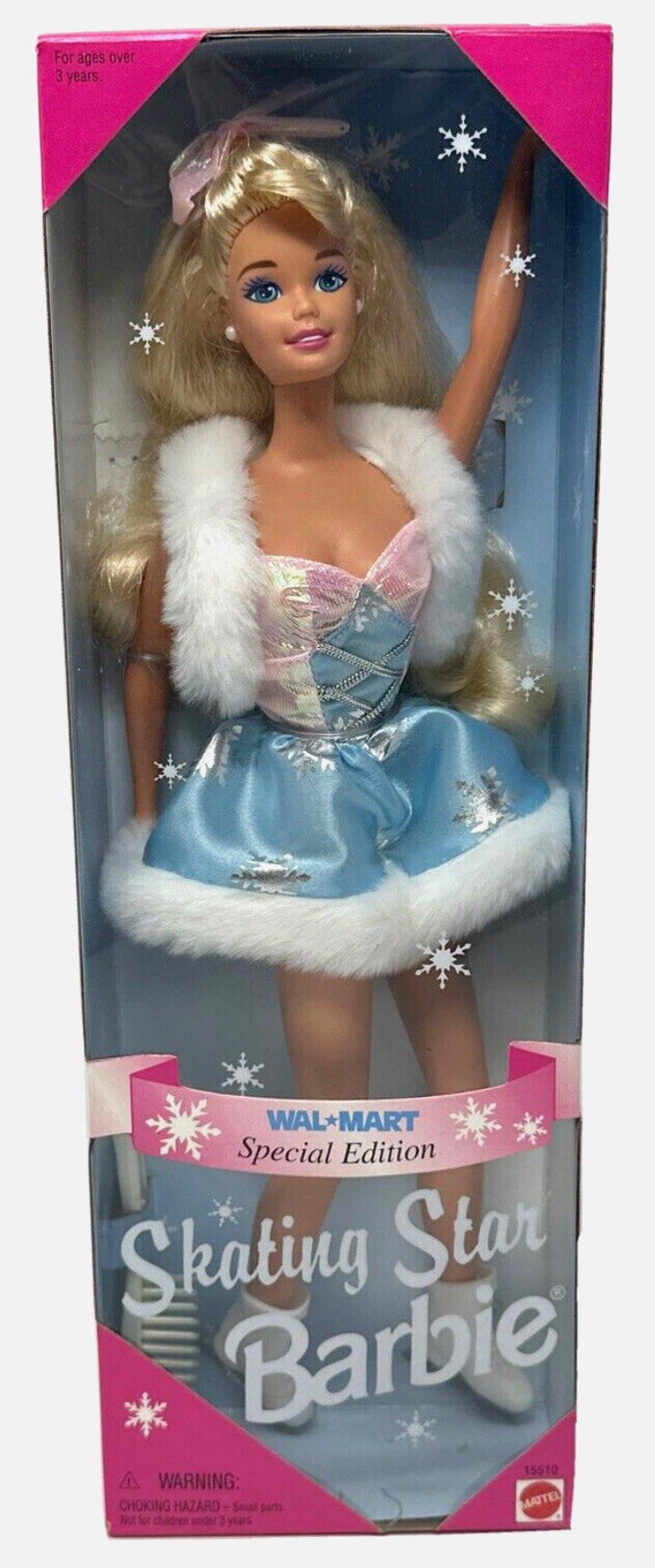 Skating Star Barbie Doll Walmart Special Edition 1995 Mattel #15510