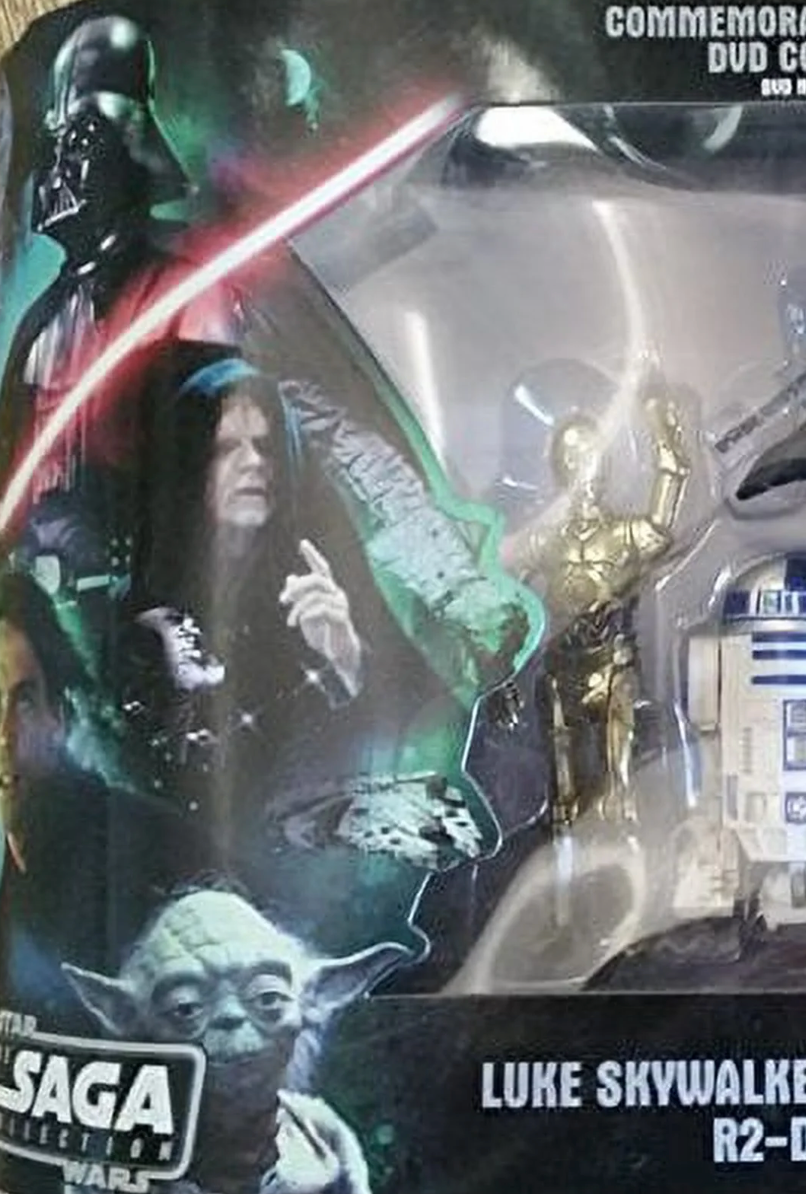Star Wars DVD Commemorative Action Figure Pack Episode VI (6) Return of the Jedi w/ Luke, C-3PO, R2-D2 & Emperor