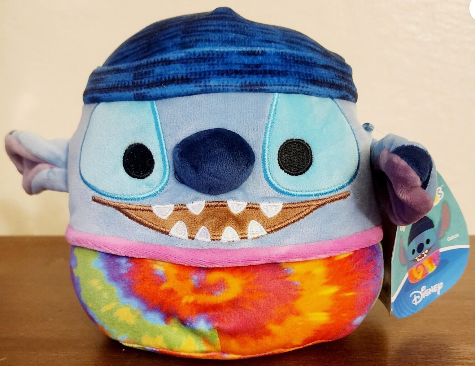 Squishmallows 6.5" Disney Stitch Tie Dye